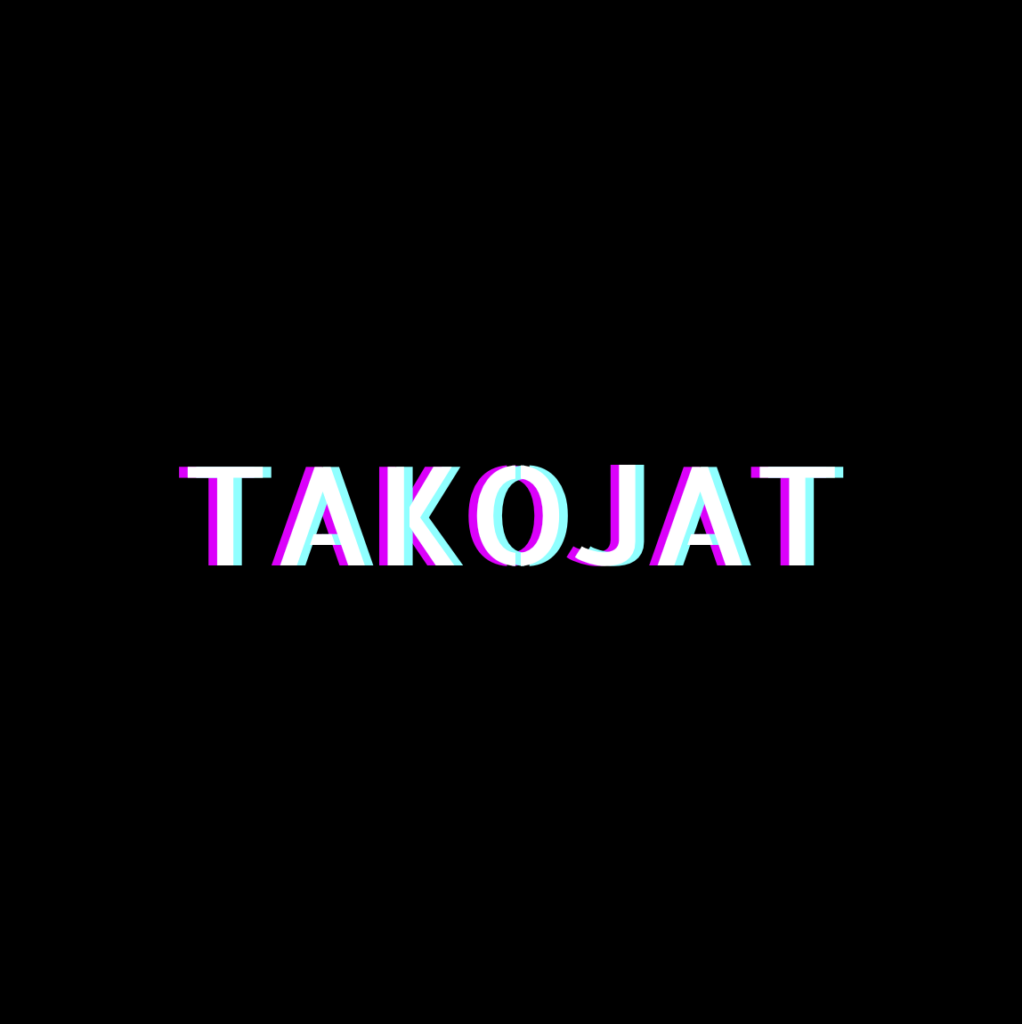 Takojat logo black background